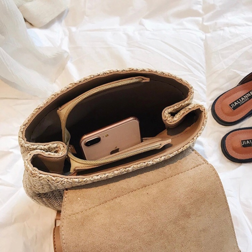 Just In! 🆕 TULUM Straw Weave Backpack - Picture 8 of 8